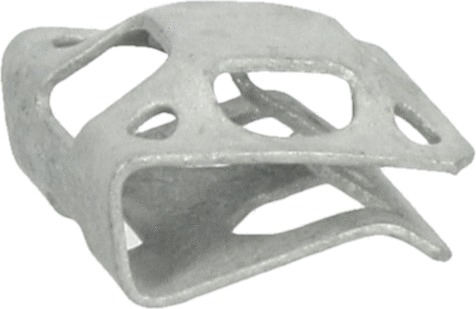 Clip métal photovoltaïque pour collier de câblage