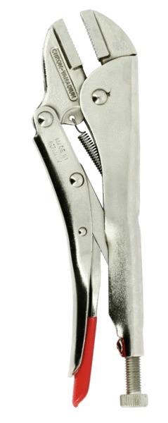 Pince étau à mâchoire droite