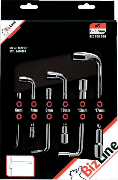 Socket wrenches 6 Pieces