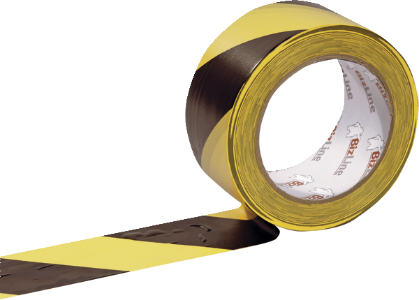 Yellow/black adhesive tape