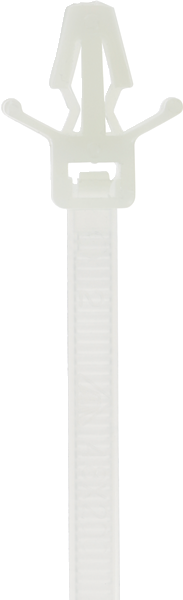 PA 6.6 cable ties with push mount
