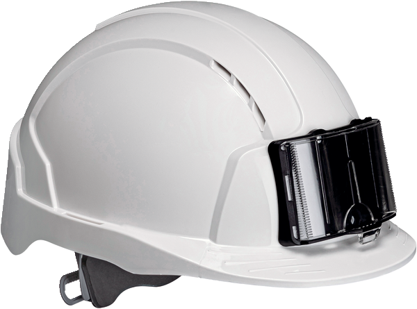 Casque électricien confort Evolite® porte-badge