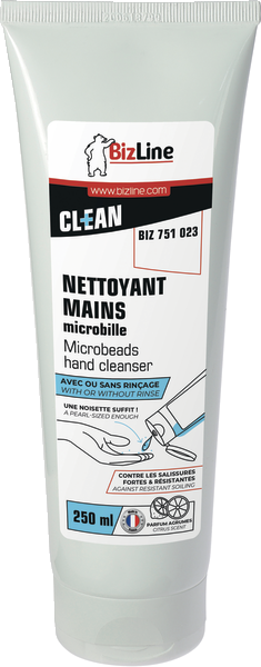 Nettoyant mains microbilles avec ou sans rincage 250 ml